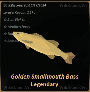 Golden Smallmouth Bass